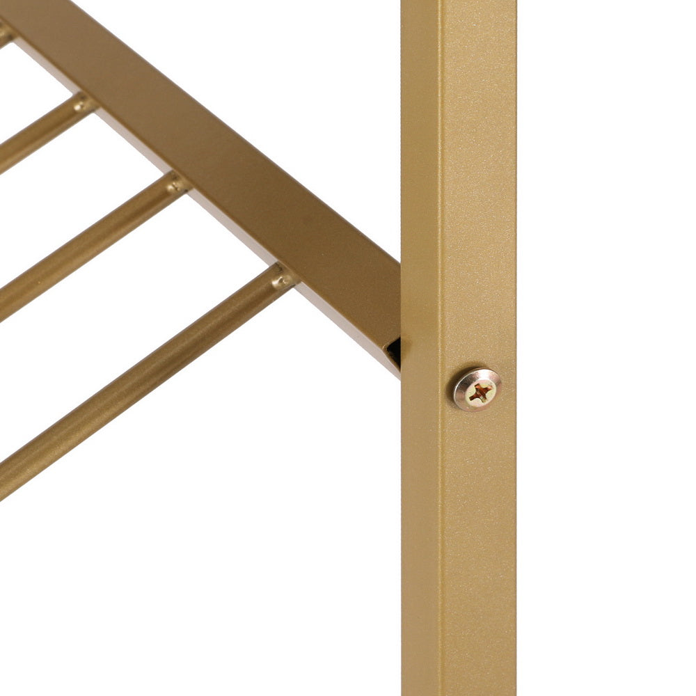 Artiss Bar Table Dining Storage Shelf Wine Rack Home Kitchen Office Desk Gold-Furniture > Living Room-PEROZ Accessories