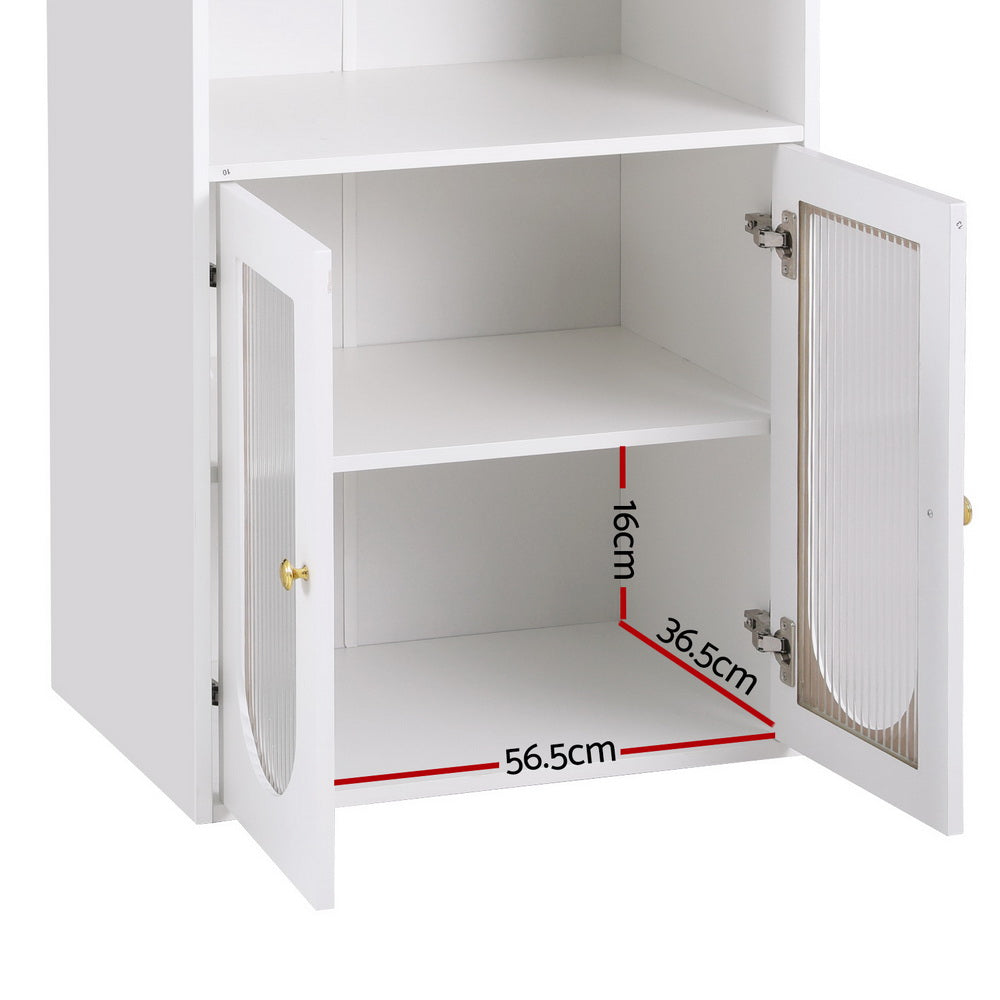 Artiss Bar Table Storage Cabinet Dining Wine Rack Home Office Desk Extendable-Furniture > Living Room-PEROZ Accessories