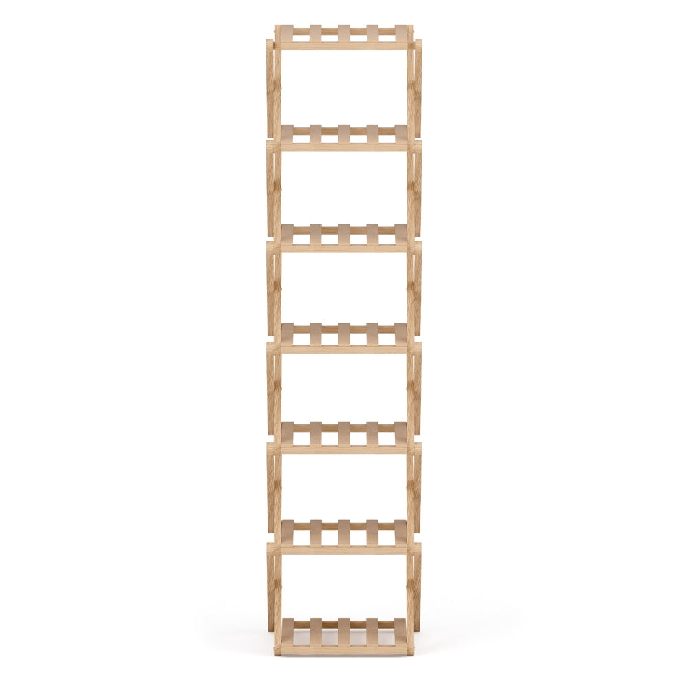 Artiss 7 Tier Bamboo Foldable Shoe Rack Organizer Entryway-Furniture > Living Room > Shoe Storage-PEROZ Accessories