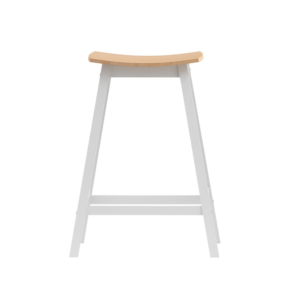 Artiss 2x Bar Stools Wooden Chairs Oak-Bar Stools-PEROZ Accessories
