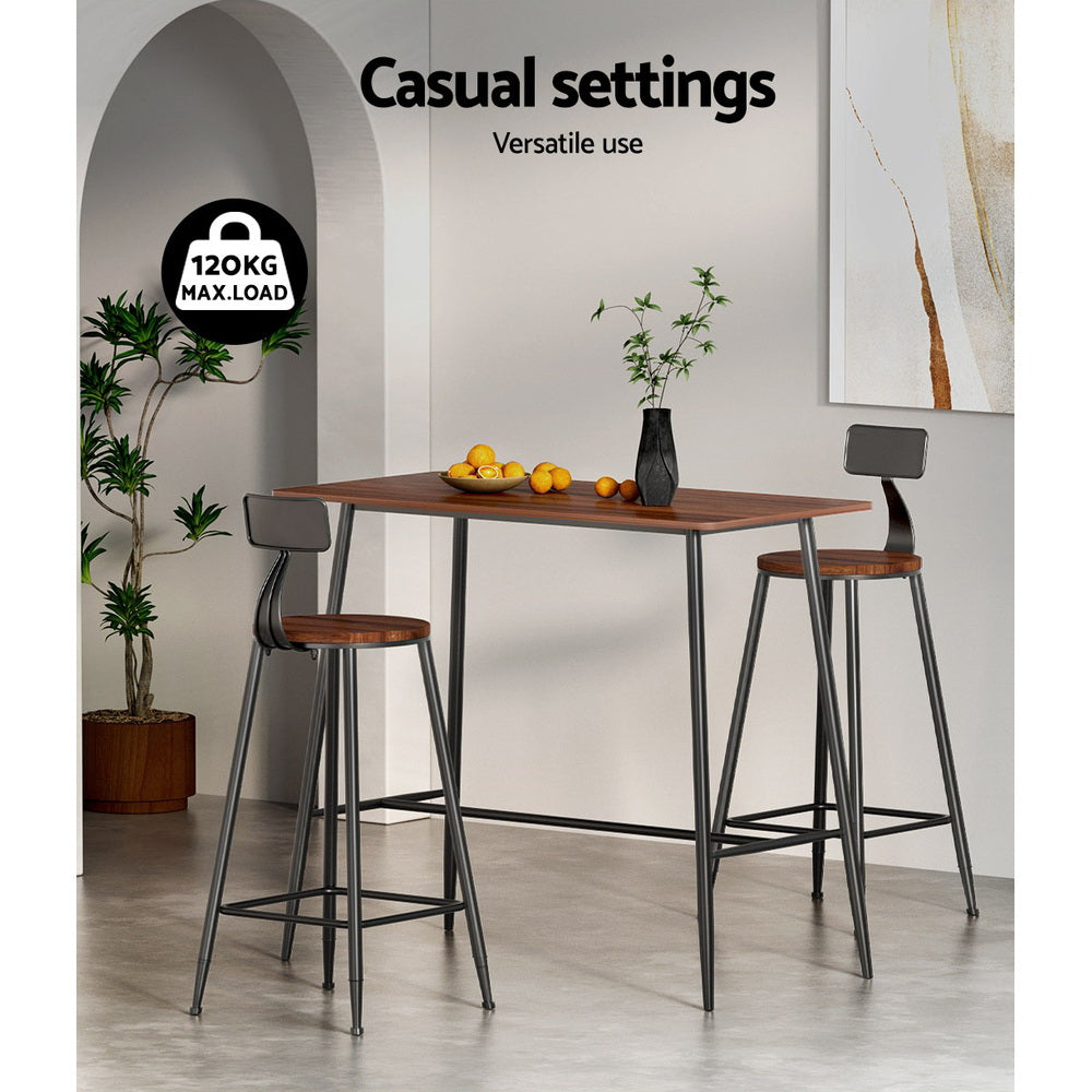 Artiss Halle Bar Table 120CM Rectangular-Bar Tables-PEROZ Accessories