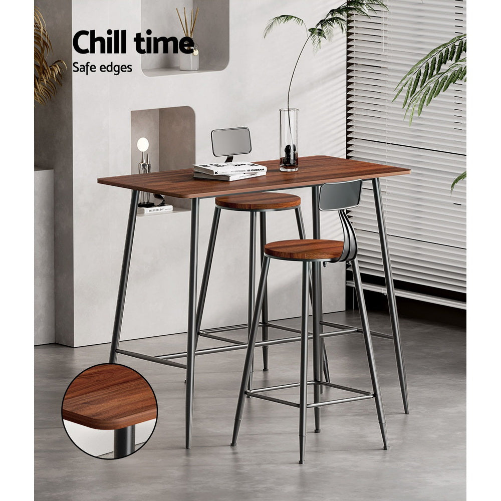 Artiss Halle Bar Table 120CM Rectangular-Bar Tables-PEROZ Accessories