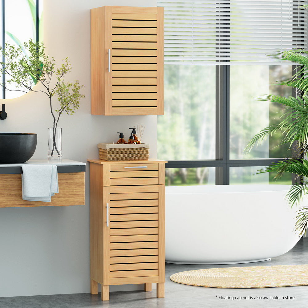 Artiss Bathroom Cabinet Storage 90cm wooden JILL-Furniture > Bathroom-PEROZ Accessories
