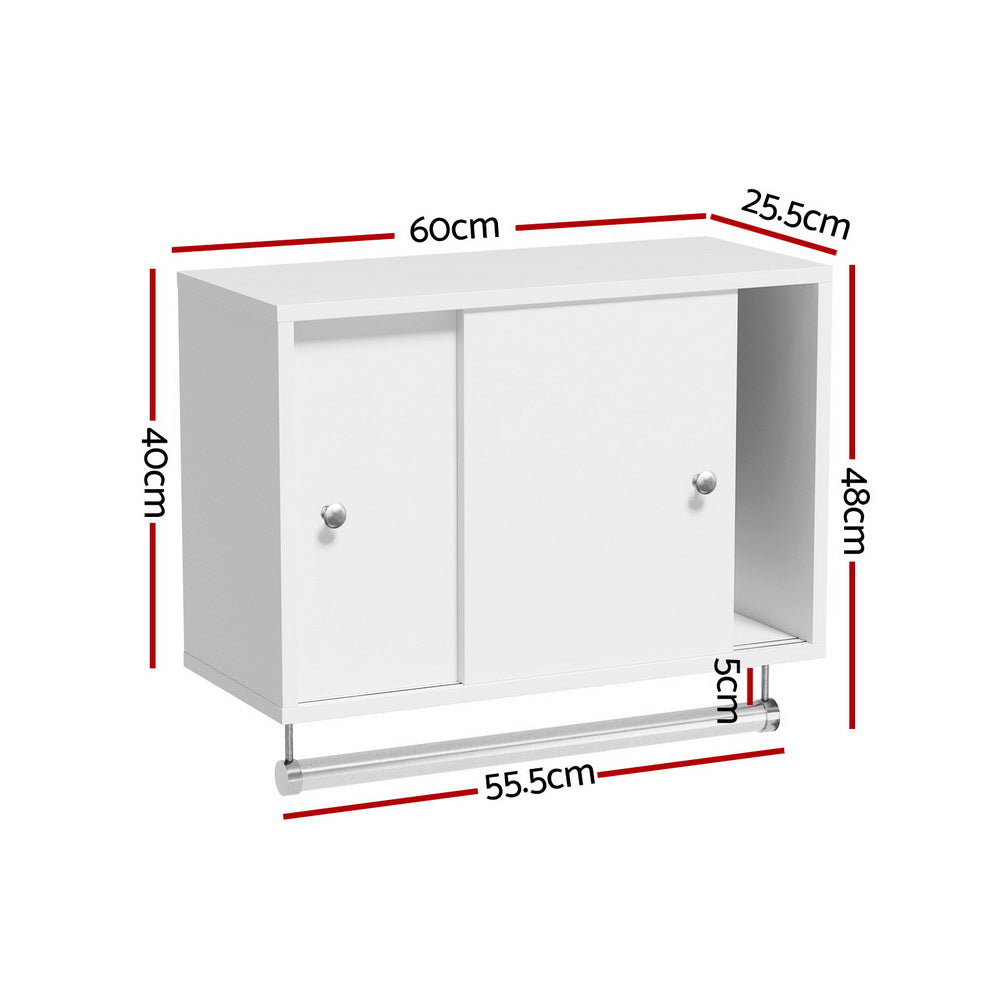 Artiss Bathroom Storage Cabinet Wall Mounted Cupboard Vanity Medicine Organiser-Furniture > Bathroom-PEROZ Accessories