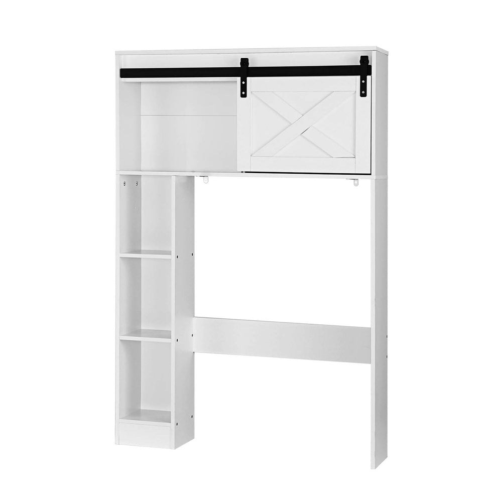 Artiss Bathroom Cabinet Over the Toilet Storage Organiser Laundry Shelf 128cm-Furniture > Bathroom-PEROZ Accessories