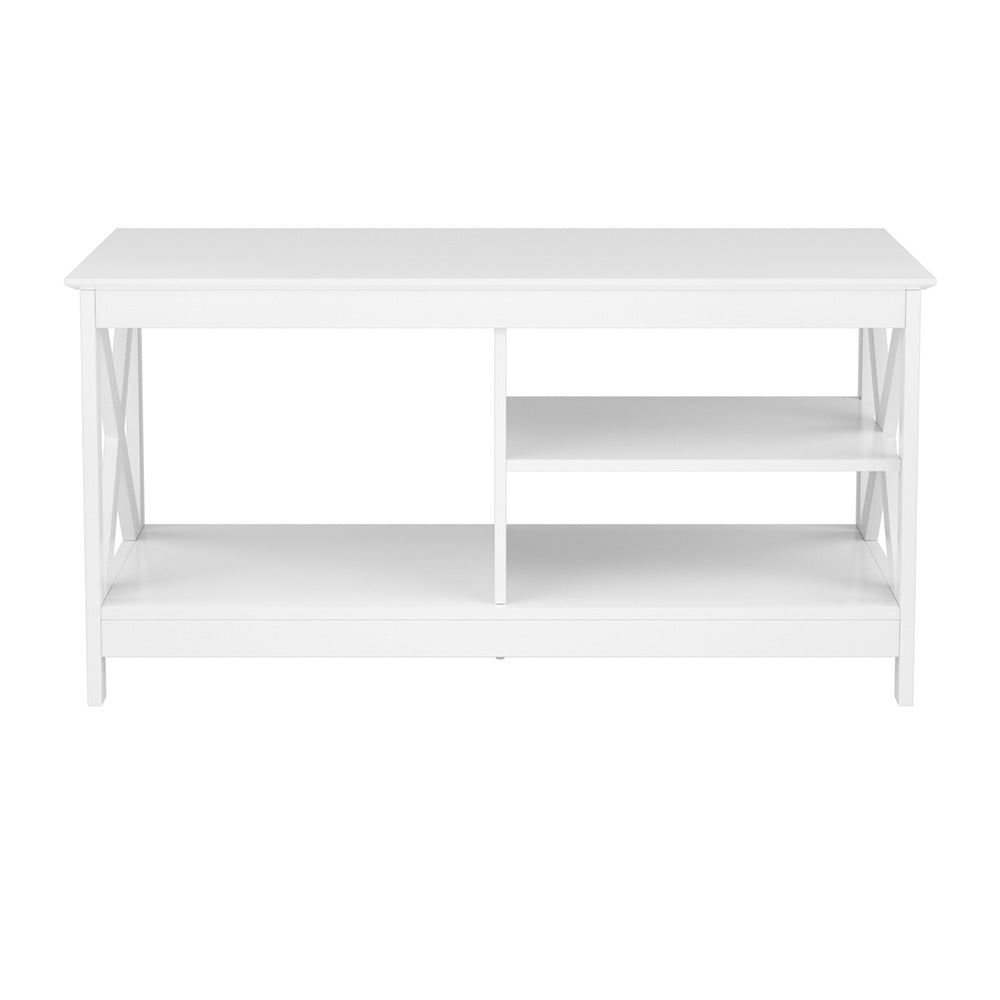 Artiss Coffee Table Storage Shelf White-Furniture > Living Room > Coffee Tables-PEROZ Accessories