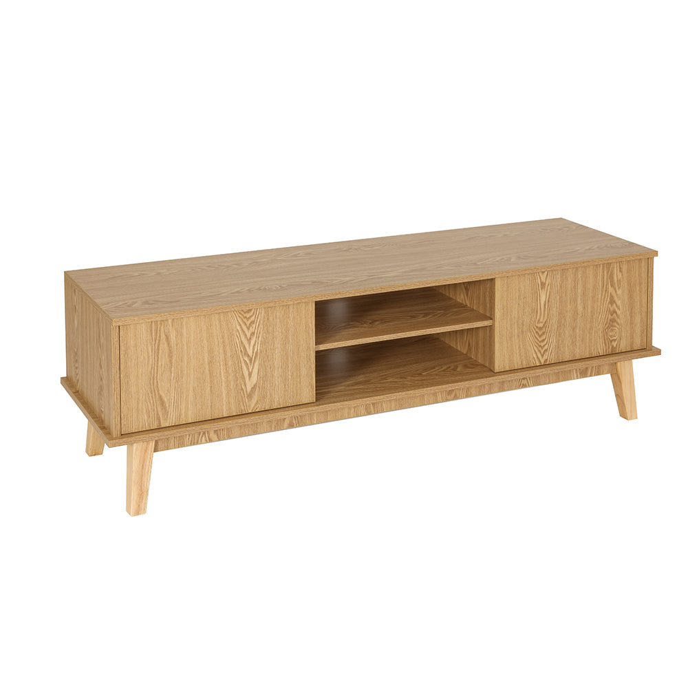 Artiss TV Cabinet Entertainment Unit Stand Storage Shelves TV Unit 140CM-Furniture > Living Room-PEROZ Accessories