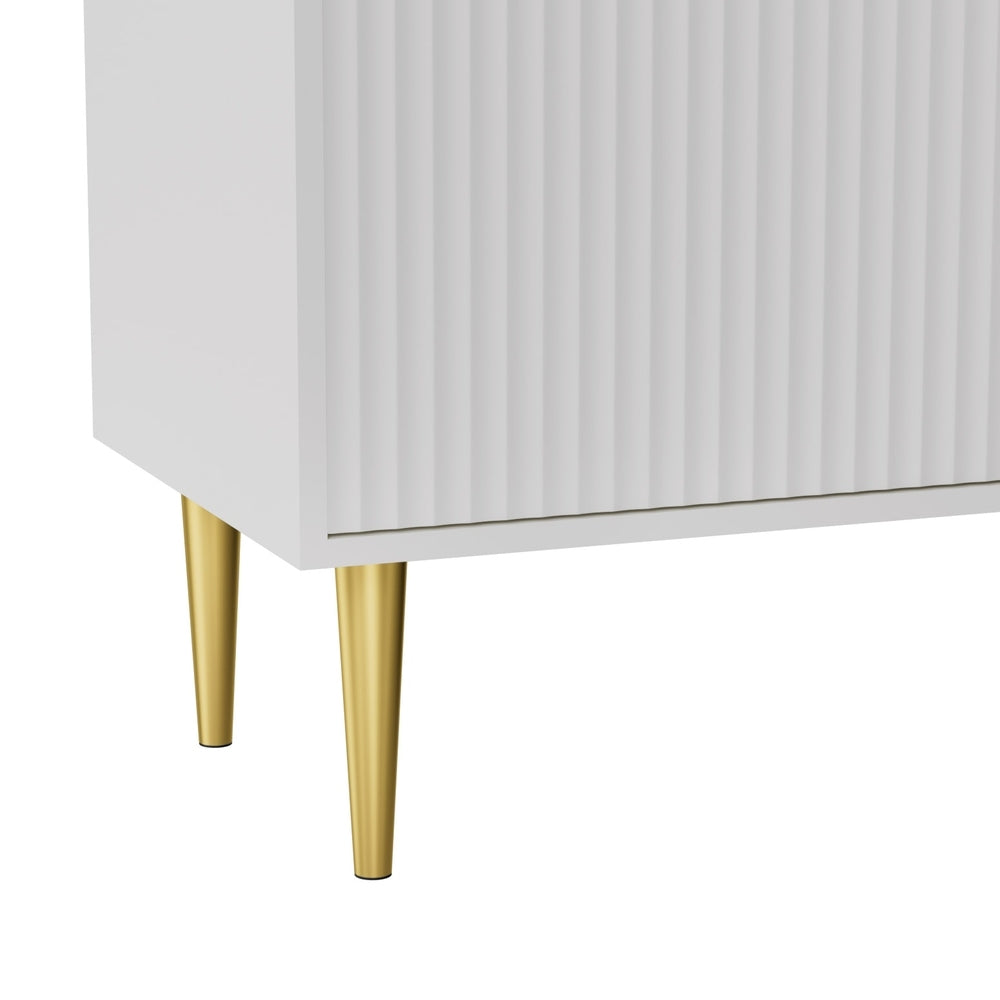Artiss TV Cabinet Entertainment Unit Stand Storage 180CM White-Furniture > Living Room-PEROZ Accessories