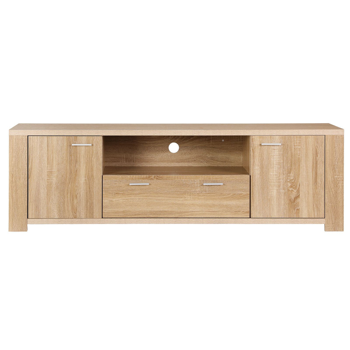 Artiss 180cm TV Unit Entertainment Unit Storage Drawer Cabinet Pine-Furniture > Living Room > TV Units-PEROZ Accessories