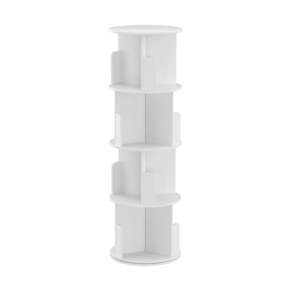 Artiss Bookshelf 4 Tiers EDIE White-Furniture > Bedroom-PEROZ Accessories