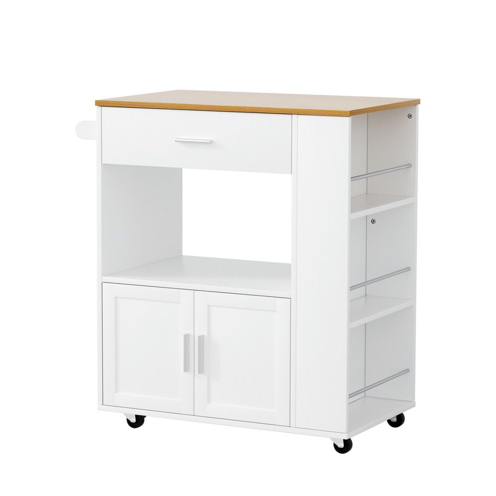 Artiss Kitchen Island Trolley Rolling Serving Cart-Furniture > Dining > Kitchen & Dining Trolleys-PEROZ Accessories