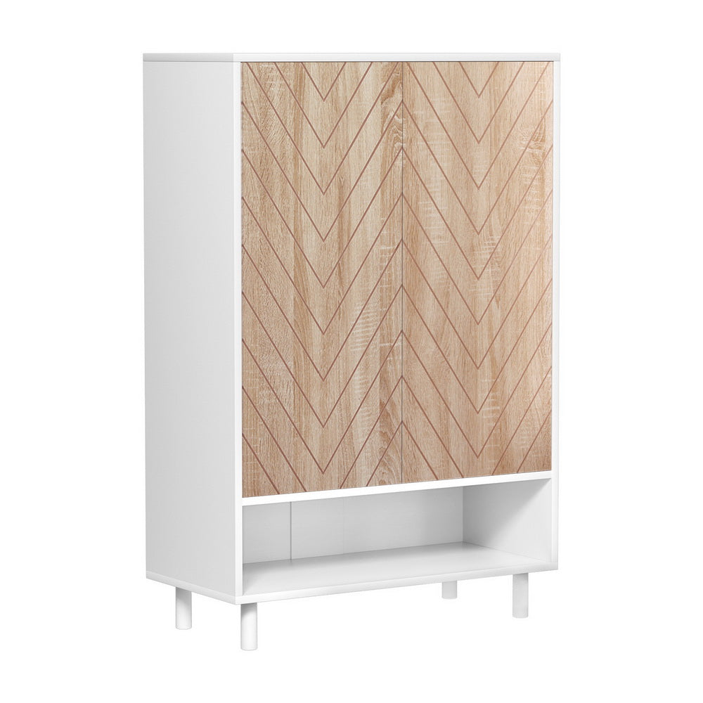 Artiss Shoe Rack Cabinet 24 Pairs 6-tier White-Furniture > Living Room > Shoe Storage-PEROZ Accessories