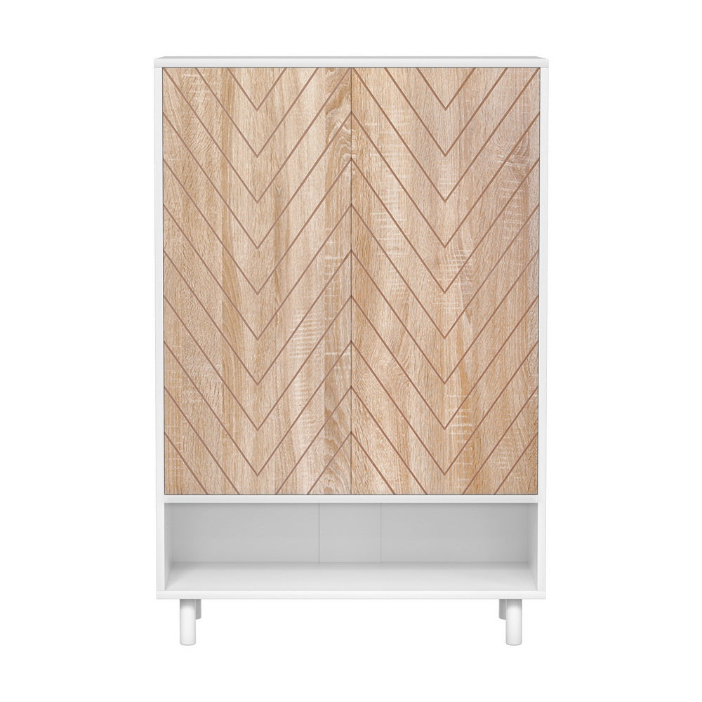 Artiss Shoe Rack Cabinet 24 Pairs 6-tier White-Furniture > Living Room > Shoe Storage-PEROZ Accessories