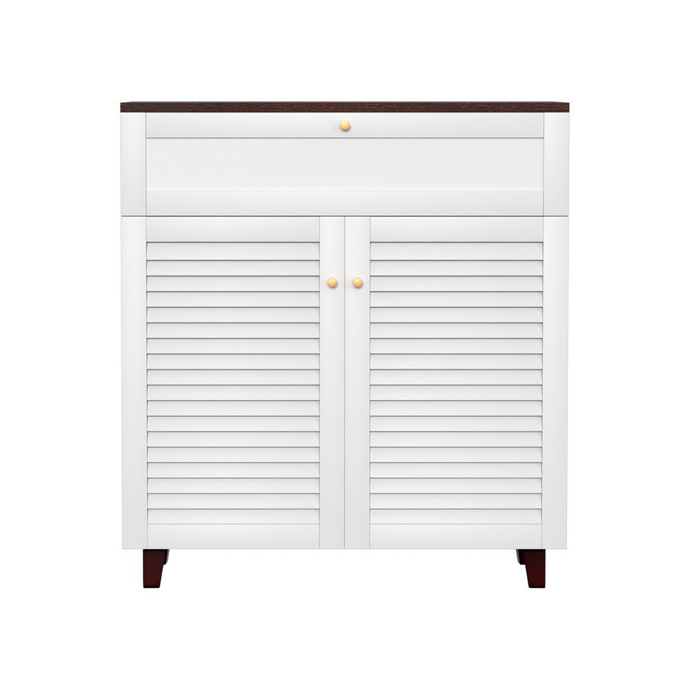 Artiss Shoe Rack Cabinet Shoes Storage Drawer 16 Pairs-Furniture > Living Room > Shoe Storage-PEROZ Accessories