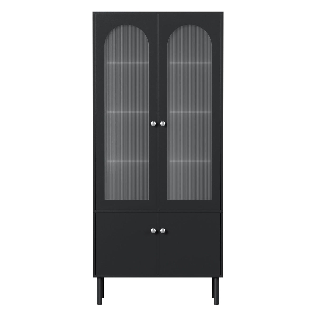 Artiss Buffet Sideboard Cupboard Cabinet Black-Furniture > Living Room-PEROZ Accessories