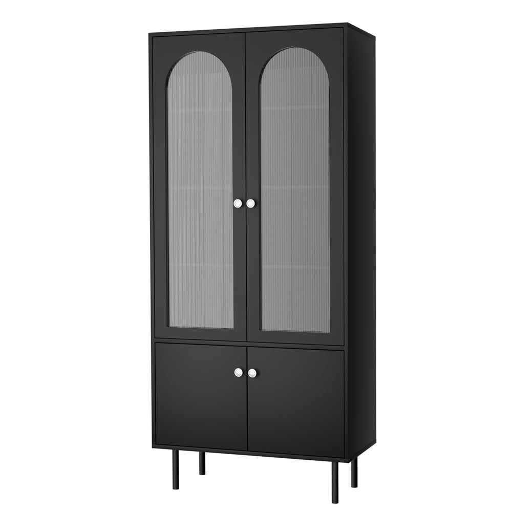Artiss Buffet Sideboard Cupboard Cabinet Black-Furniture > Living Room-PEROZ Accessories