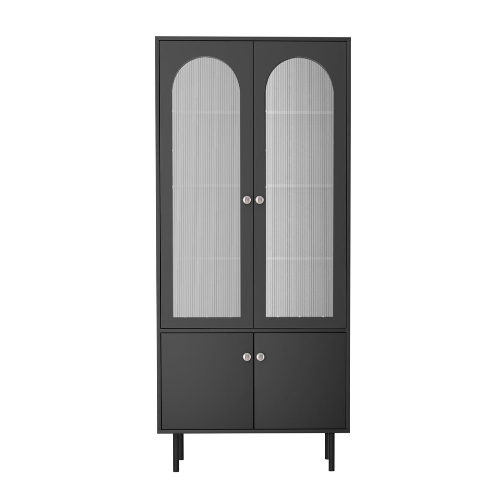 Artiss Buffet Sideboard Cupboard Cabinet Black-Furniture > Living Room-PEROZ Accessories