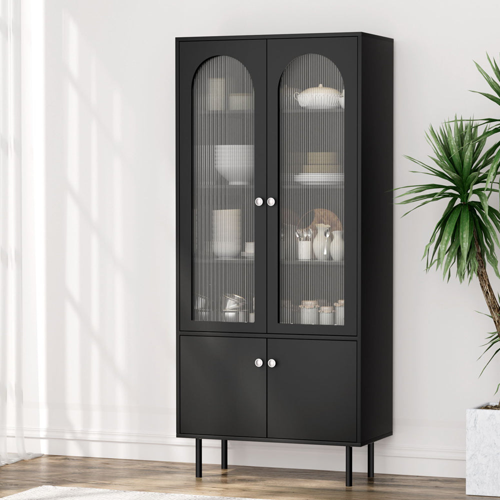 Artiss Buffet Sideboard Cupboard Cabinet Black-Furniture > Living Room-PEROZ Accessories
