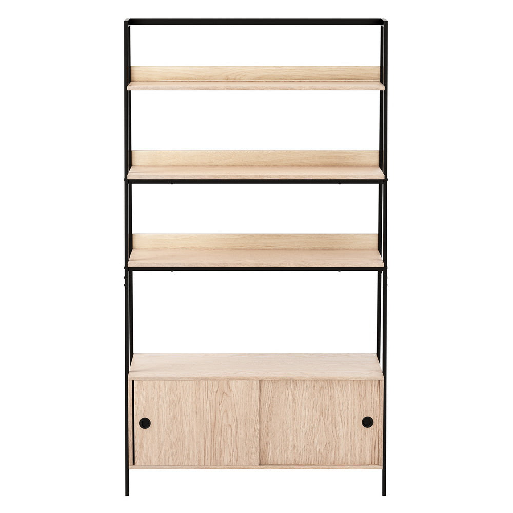 Artiss Bookshelf 5 Tier Cube Cabinet MIRA Oak-Furniture > Office-PEROZ Accessories