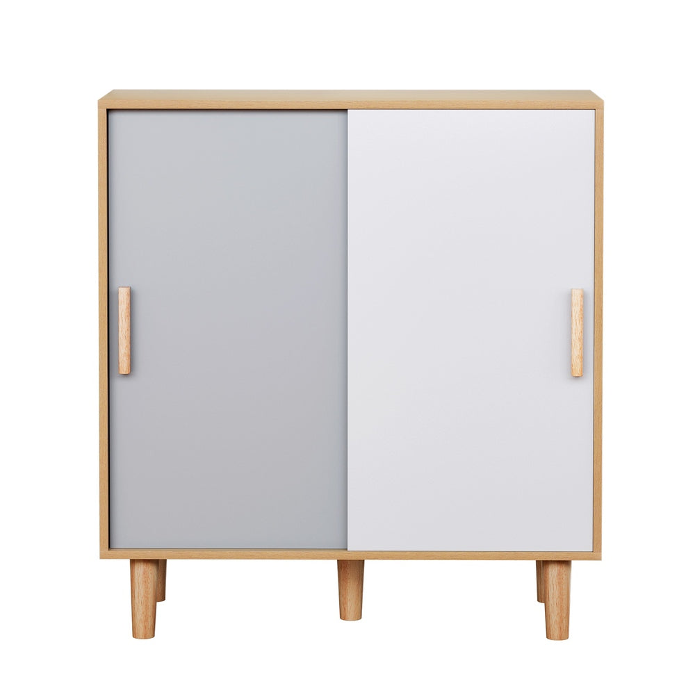 Artiss Shoe Cabinet 30 Pairs Sliding Doors-Furniture > Bedroom-PEROZ Accessories