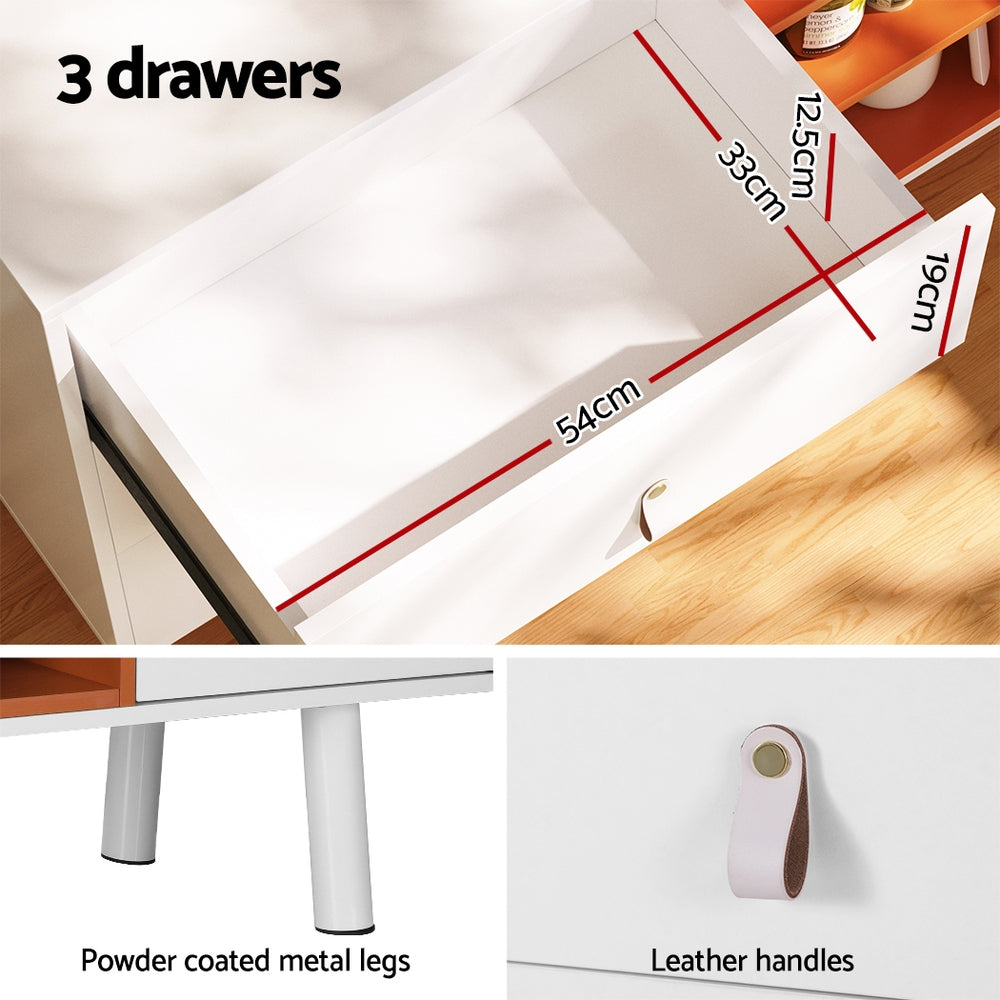 Artiss Buffet Sideboard Cupboard Cabinet Storage Table-Furniture > Living Room-PEROZ Accessories