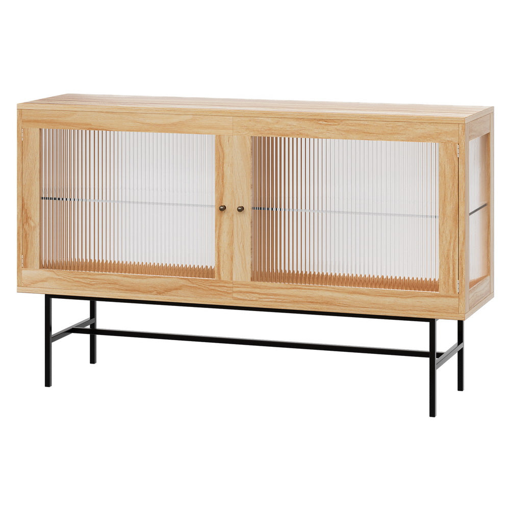 Artiss Buffet Sideboard Double Doors - Oak-Furniture > Living Room-PEROZ Accessories