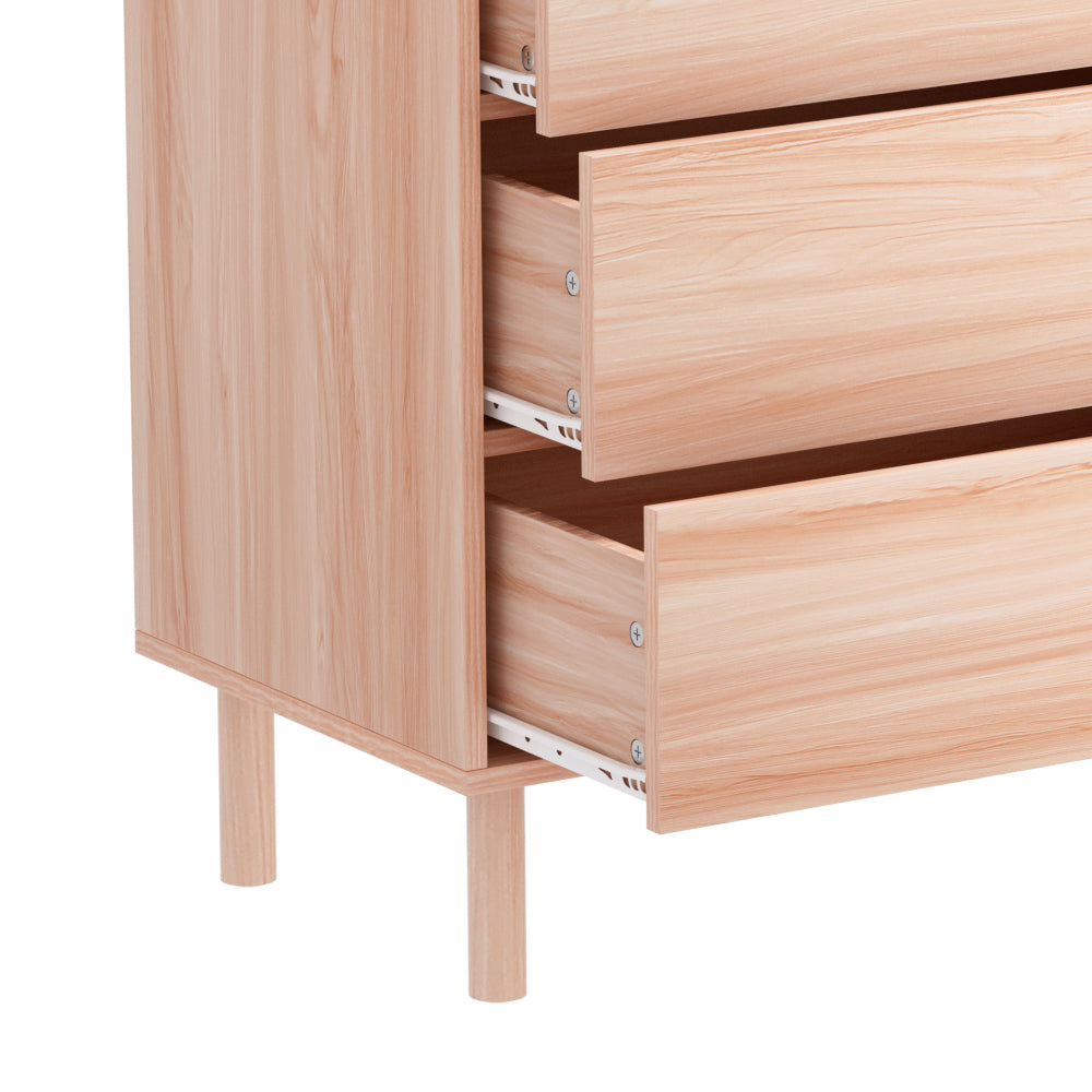 Artiss 6 Chest of Drawers Cabinet Dresser Table Tallboy Storage Bedroom Pine-Furniture > Bedroom-PEROZ Accessories