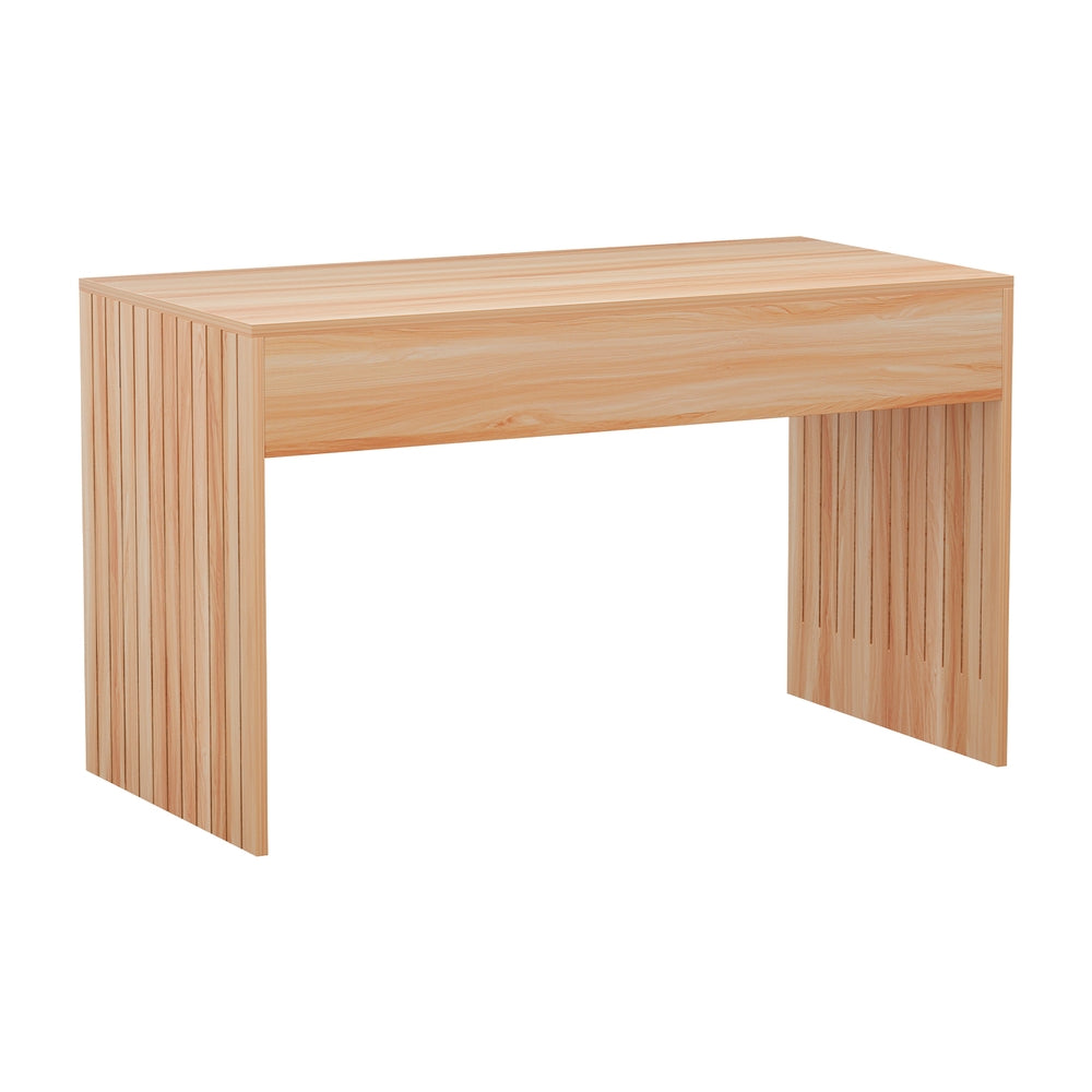 Artiss Coffee Table Rectangle Fluted Side 100CM-Furniture > Bedroom-PEROZ Accessories