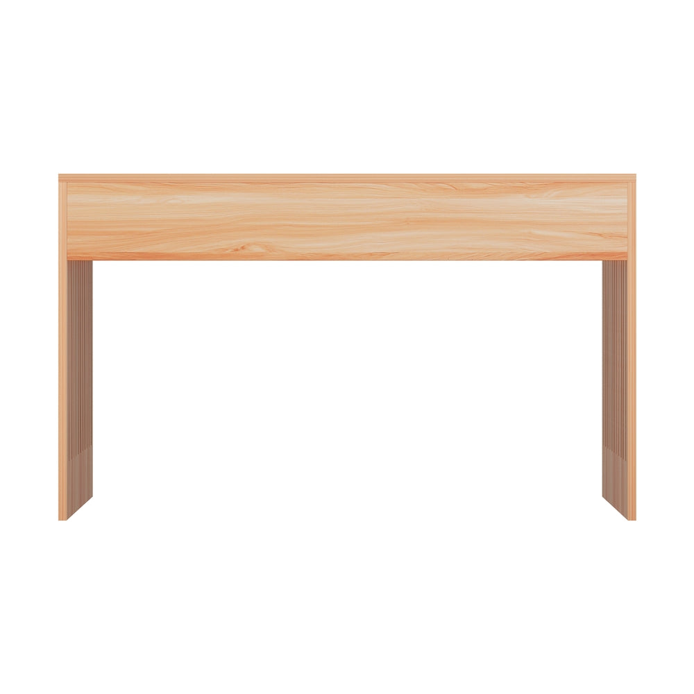 Artiss Coffee Table Rectangle Fluted Side 100CM-Furniture > Bedroom-PEROZ Accessories