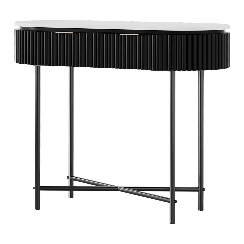 Artiss Console Table 2 Drawers 100CM-Furniture > Living Room-PEROZ Accessories
