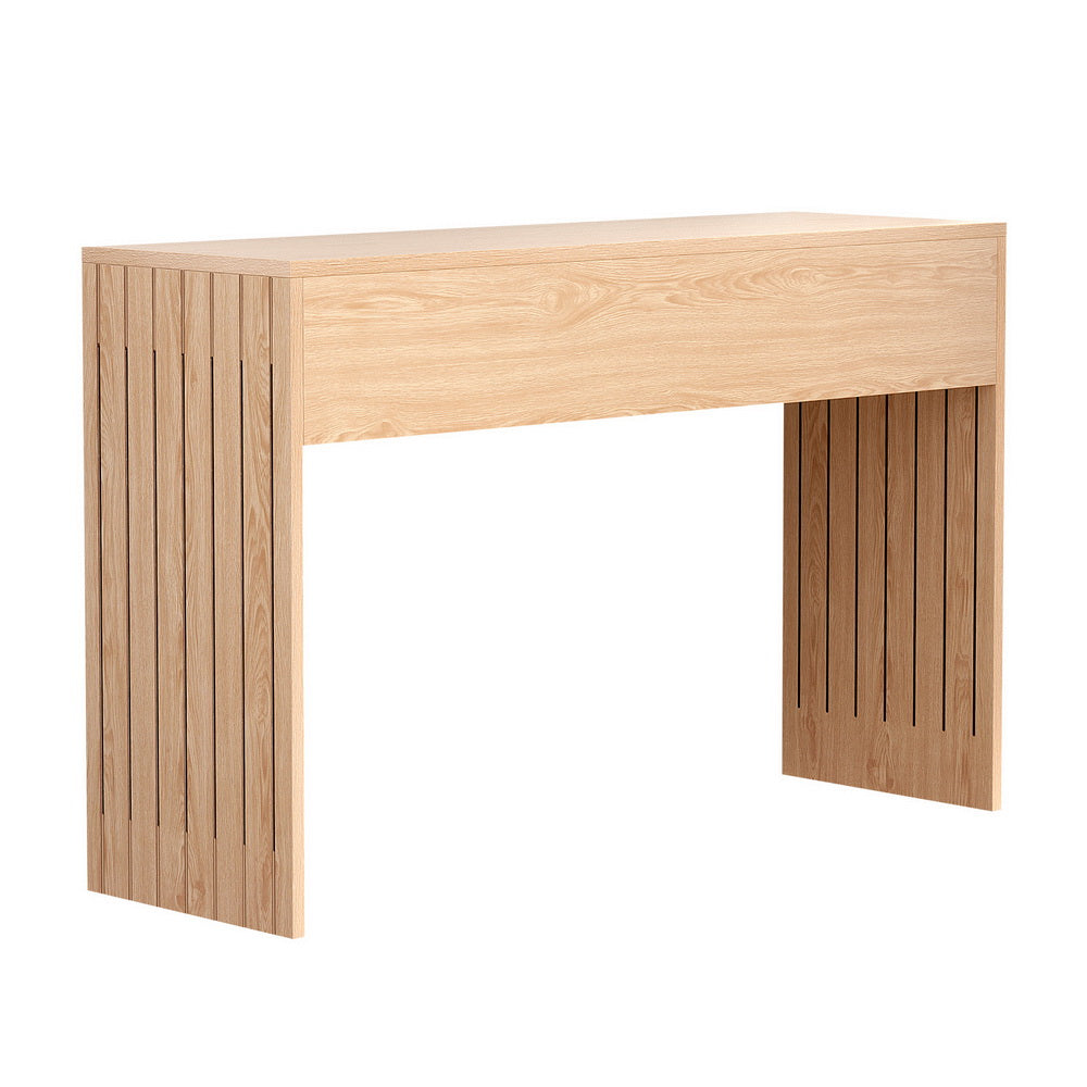 Artiss Console Table Hallway Fluted 120CM Pine-Furniture > Living Room > Side Tables-PEROZ Accessories