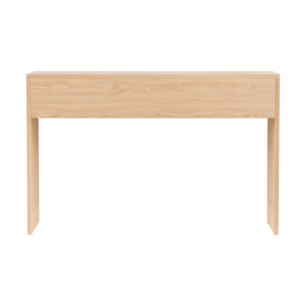 Artiss Console Table Hallway Fluted 120CM Pine-Furniture > Living Room > Side Tables-PEROZ Accessories