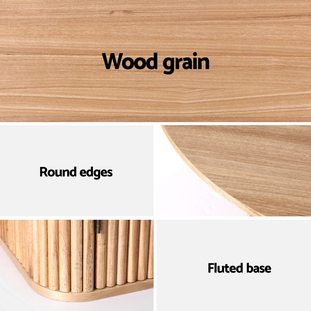 1M Artiss Dining Table Storage Base-Furniture > Dining > Dining Tables-PEROZ Accessories