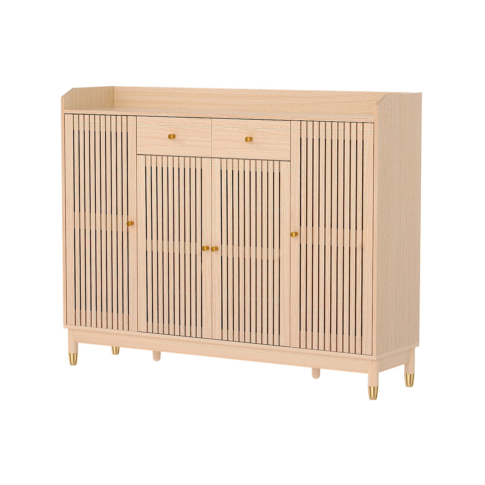 Artiss Shoe Rack Cabinet with Shelves 26 Pairs Pine-Furniture > Living Room > Shoe Storage-PEROZ Accessories