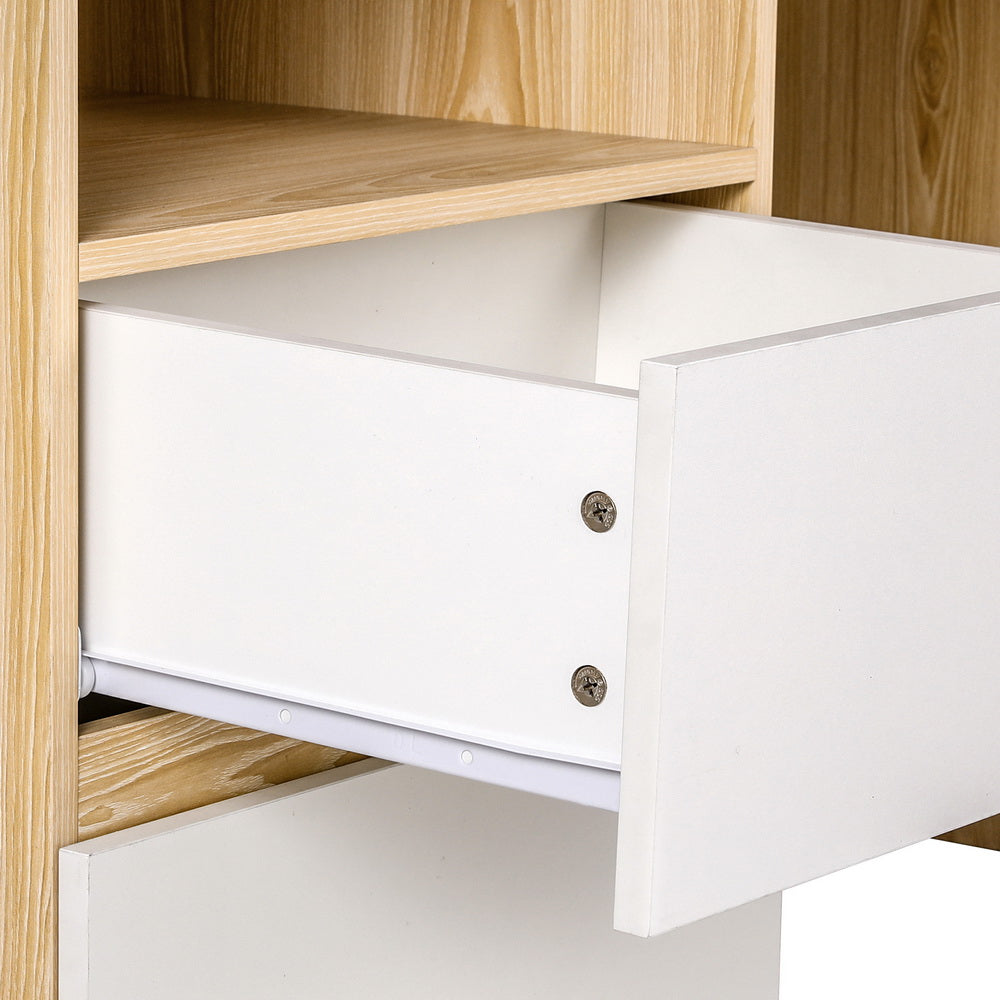 Artiss Computer Desk Office Study Desks Table Bookshelf Drawer-Furniture > Office-PEROZ Accessories