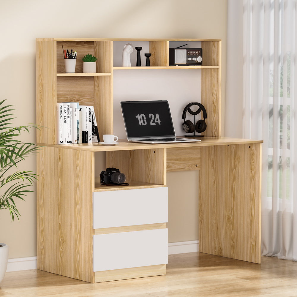 Artiss Computer Desk Office Study Desks Table Bookshelf Drawer-Furniture > Office-PEROZ Accessories