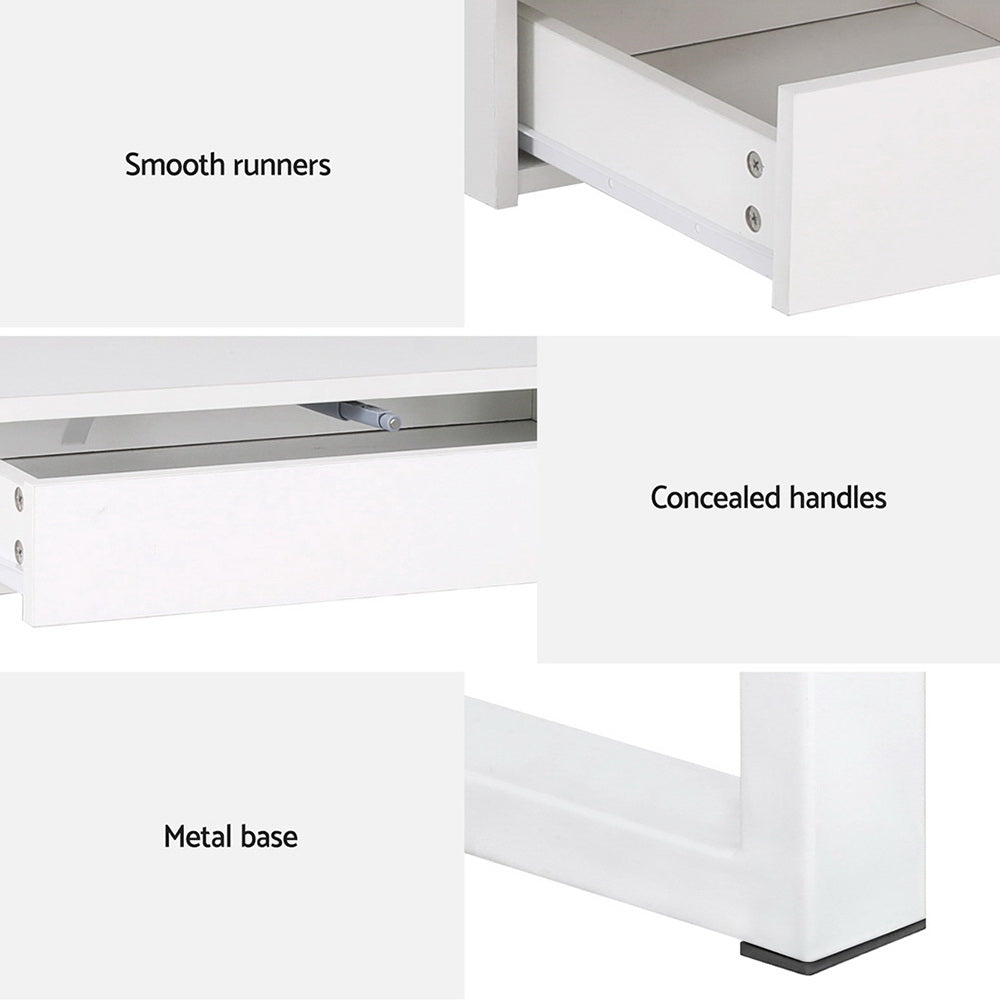 Artiss Computer Desk Office Study Desks Table Drawer Bookshelf-Furniture > Office-PEROZ Accessories