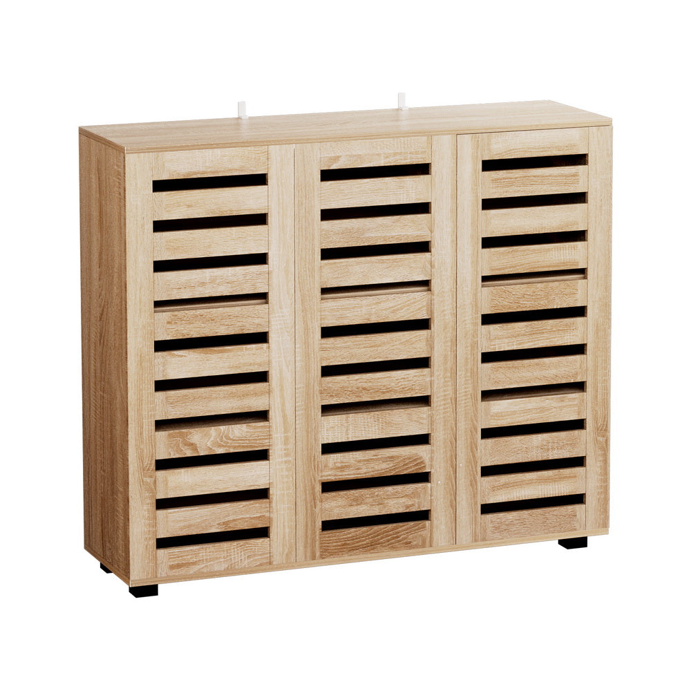 Artiss Shoe Rack Cabinet 30 Pairs Adjustable Shelf-Home & Garden > Storage-PEROZ Accessories