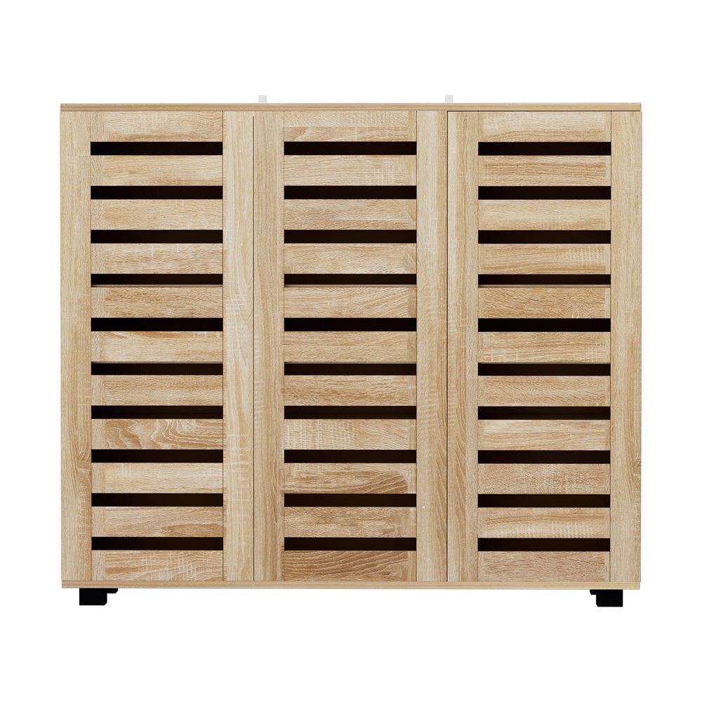 Artiss Shoe Rack Cabinet 30 Pairs Adjustable Shelf-Home & Garden > Storage-PEROZ Accessories