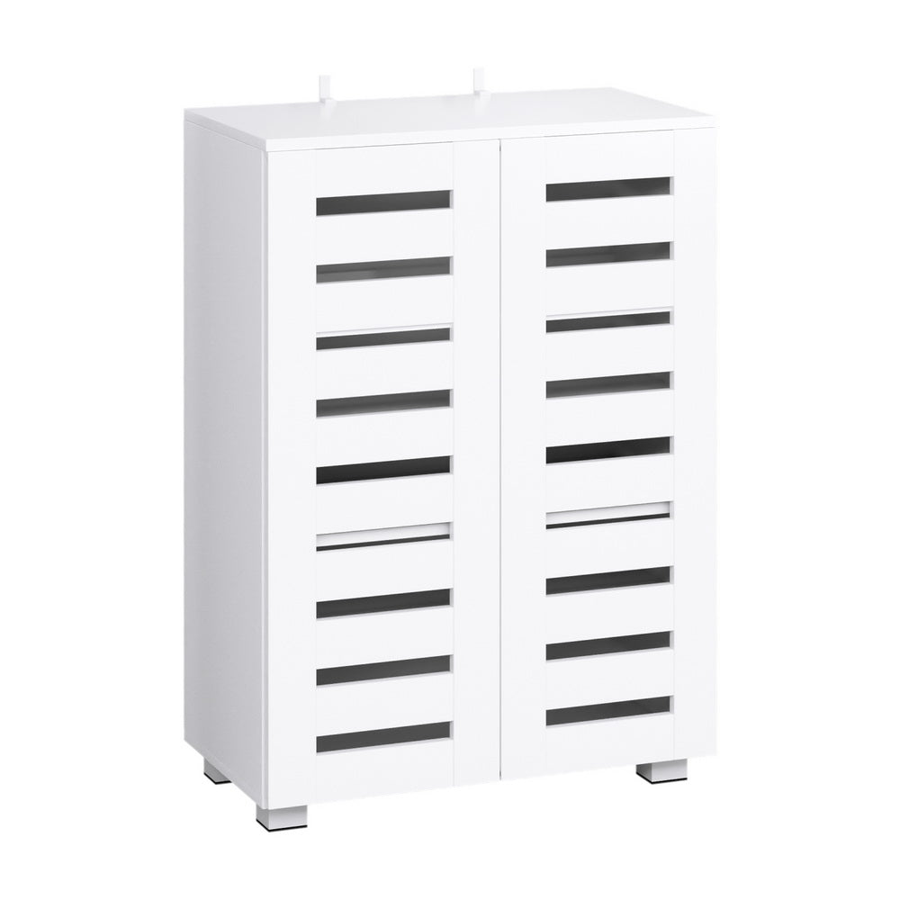 Artiss Shoe Rack Storage Cabinet 20 Pairs 5-tier White Alster-Furniture > Bedroom-PEROZ Accessories