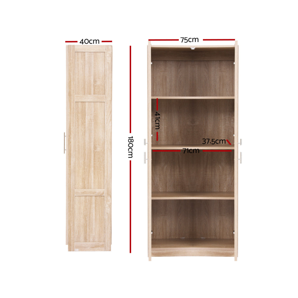 Artiss Buffet Sideboard Cupboard Cabinet Pantry Organiser Adjustable Shelves-Furniture > Dining > Buffets & Sideboards-PEROZ Accessories