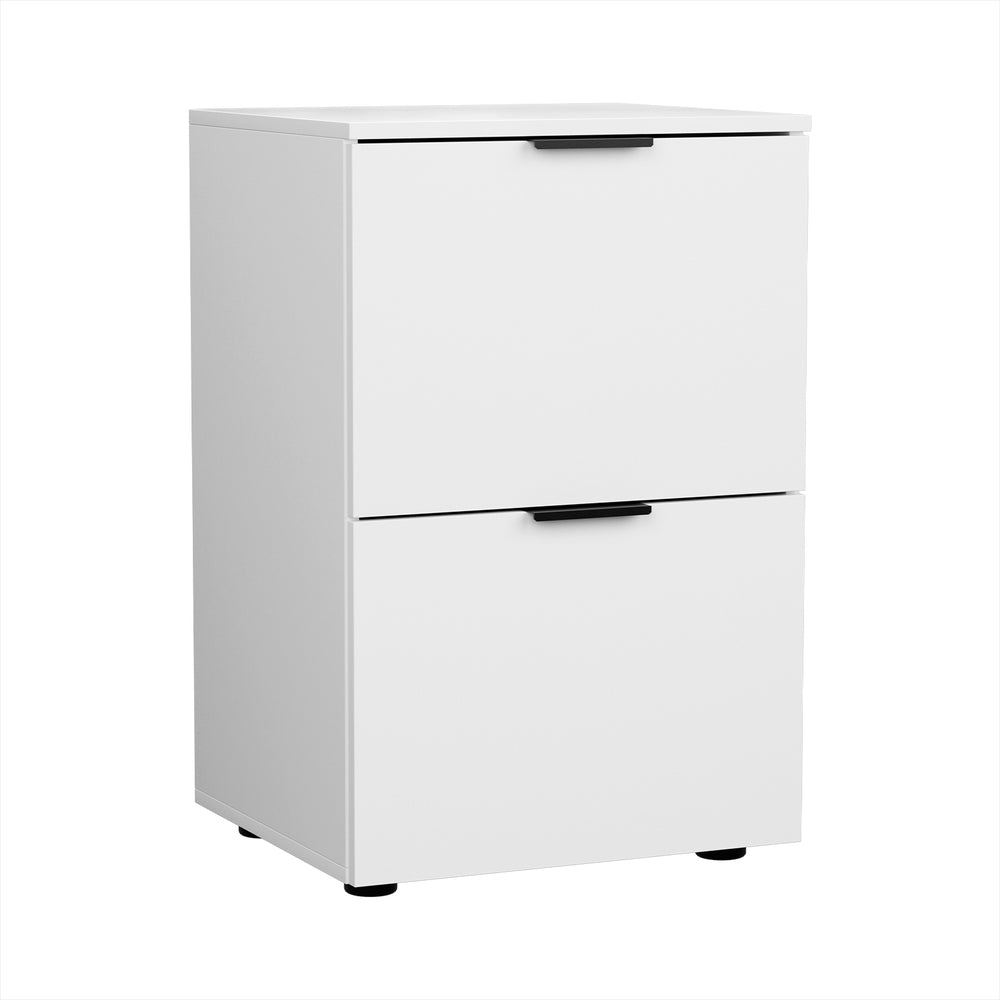 Artiss Filing Cabinet Files Storage Office Shelves File Organiser White 2 Drawer-Furniture > Office-PEROZ Accessories