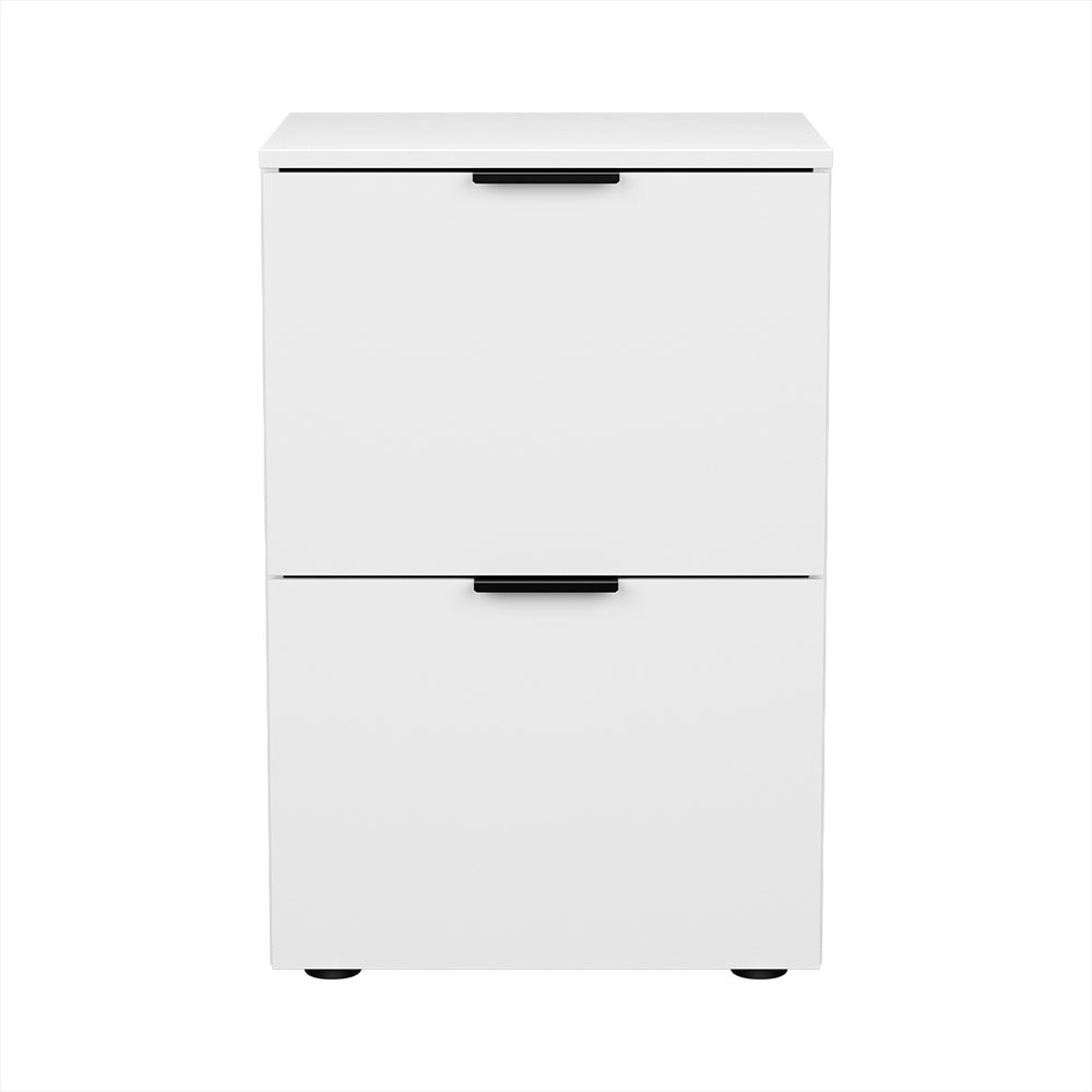Artiss Filing Cabinet Files Storage Office Shelves File Organiser White 2 Drawer-Furniture > Office-PEROZ Accessories