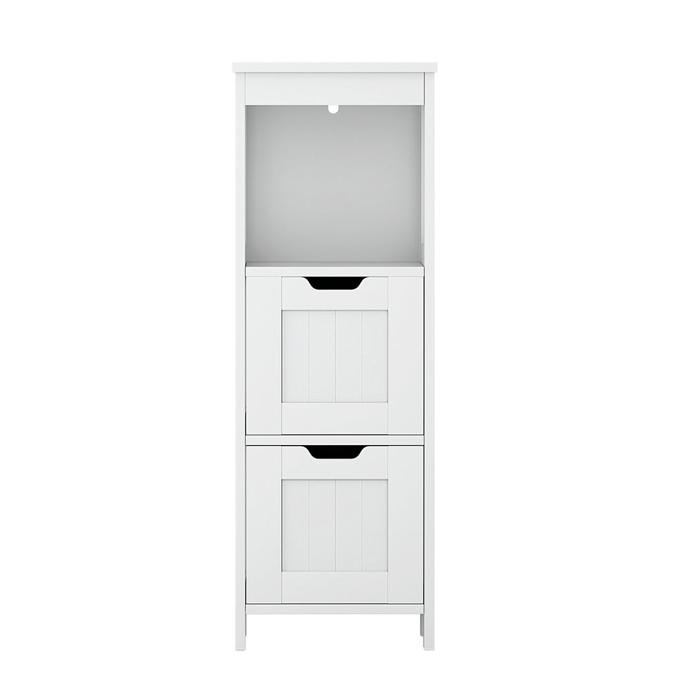 Artiss Bathroom Storage Cabinet 89cm Floor Toilet Drawer Bedroom Organizer Standing White-Furniture > Bathroom > Bathroom Cabinets, Cupboards & Storage-PEROZ Accessories