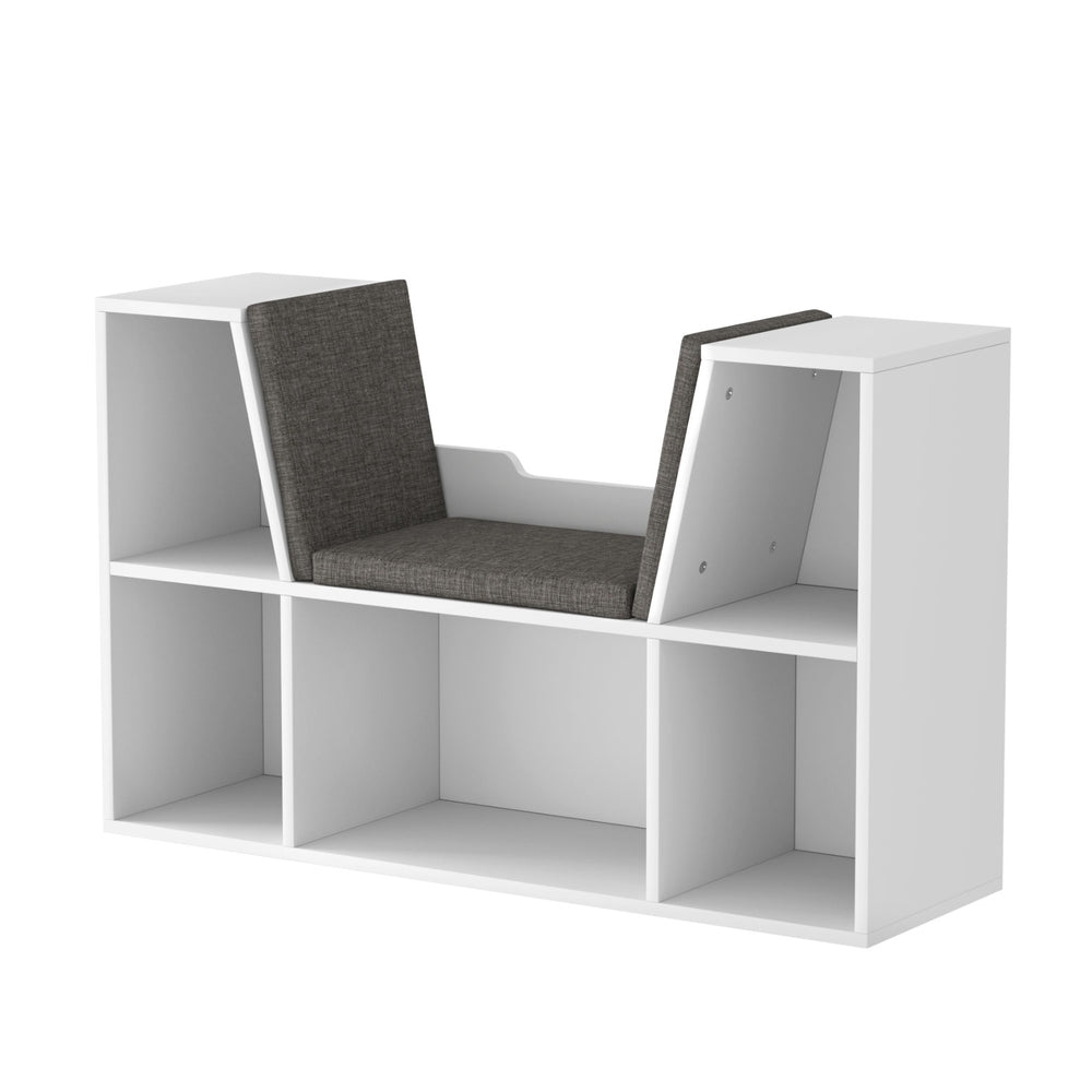 Keezi Kids Bookshelf Bookcase Toys Box Shelves Storage Cabinet Container Children Organiser-Baby & Kids > Kid&