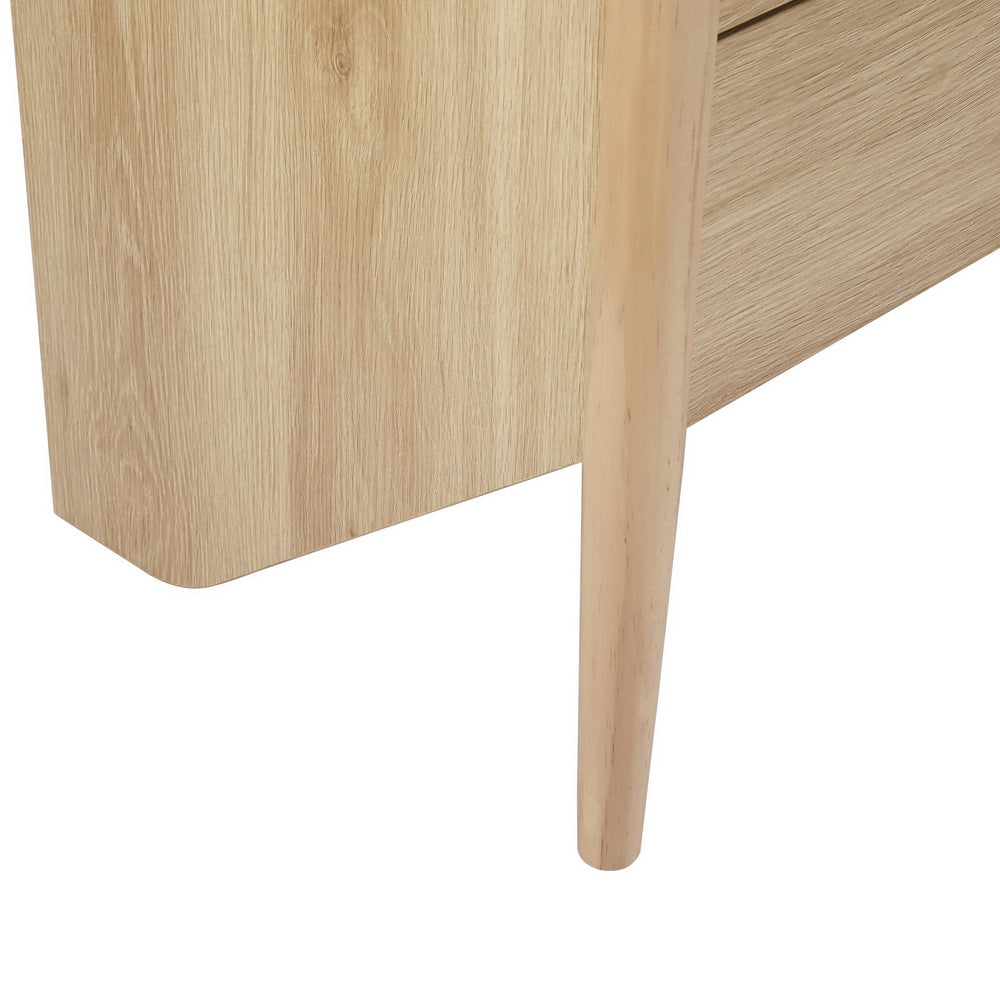 Artiss 4 Chest of Drawers Tallboy - INEZ Pine-Furniture > Bedroom-PEROZ Accessories
