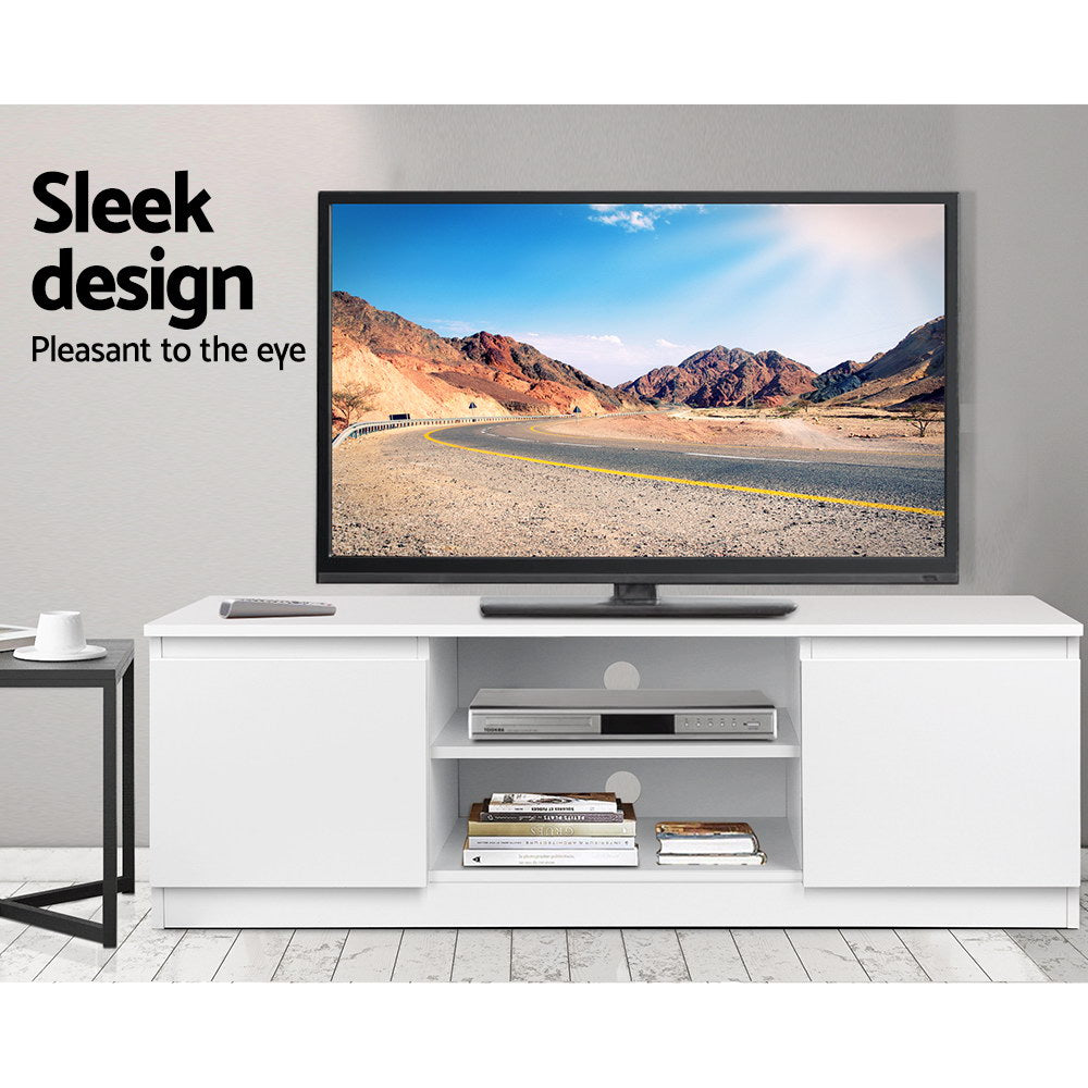 Artiss TV Entertainment Unit - White-Entertainment Units-PEROZ Accessories
