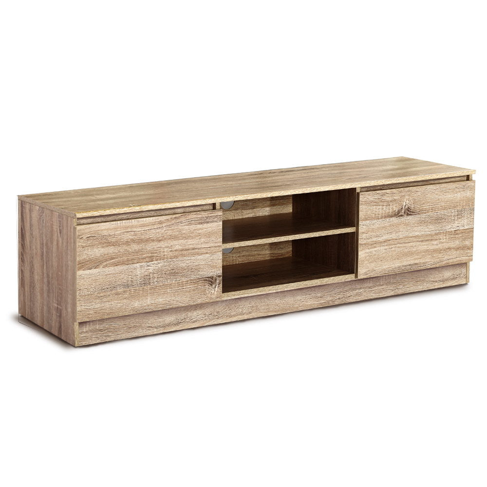 Artiss 160CM TV Stand Entertainment Unit Lowline Storage Cabinet Wooden-Entertainment Units-PEROZ Accessories