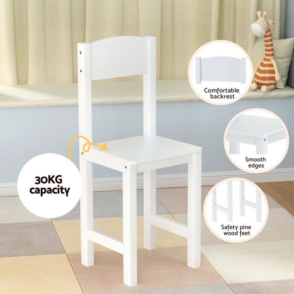 Keezi Kids Table and Chair Set Children Study Play Toys Desk w/ Cabinet Storage-Baby & Kids > Kid&