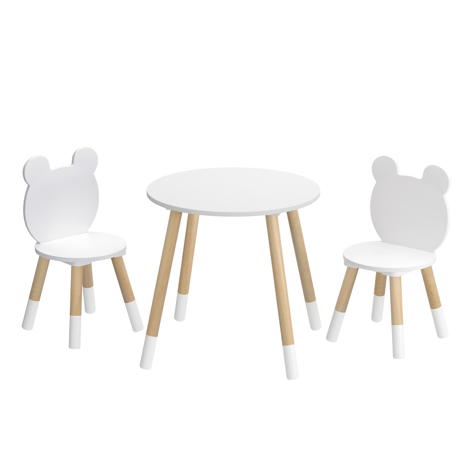 Keezi 3 Piece Kids Table and Chairs Set Activity Playing Study Children Desk-Baby & Kids > Kid&